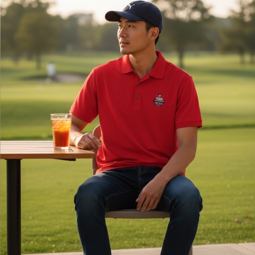 Puma Red Polo Shirt